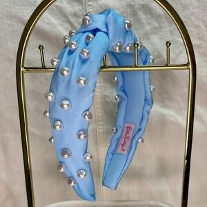 Lilly Pulitzer Pearl Beaded Top Knot Headband